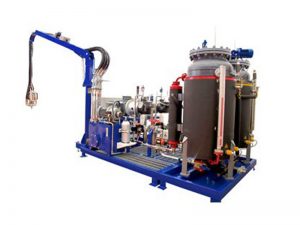 cyclopentane high pressure foaming machine, 32kw ​​pu foam filling machine