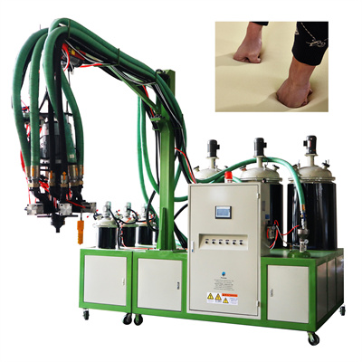 Pagpanalipod sa Kalikopan Ubos nga Pressure Automatic Shoe Sole PU Pouring Machine Foam Making Machine